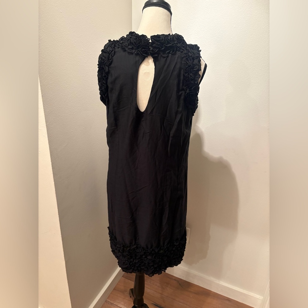 Kate Boggiano Chic Black Ruffled Mini Dress - Picture 2 of 5
